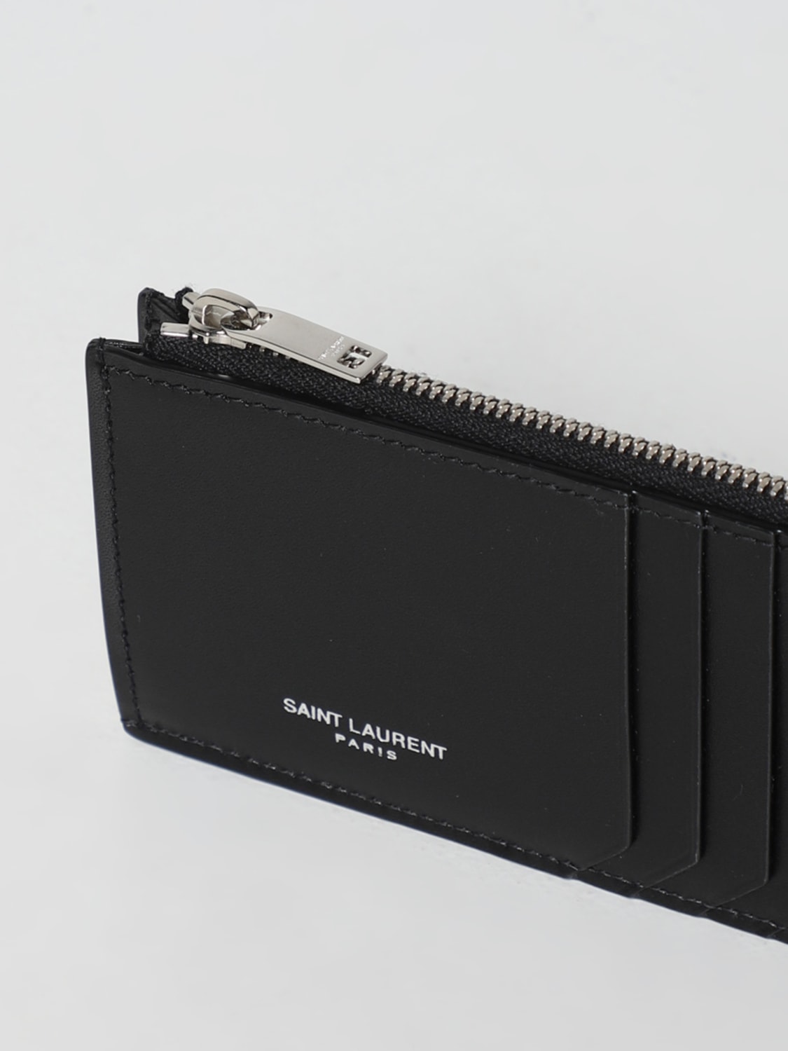 Saint Laurent Leather Cardholder