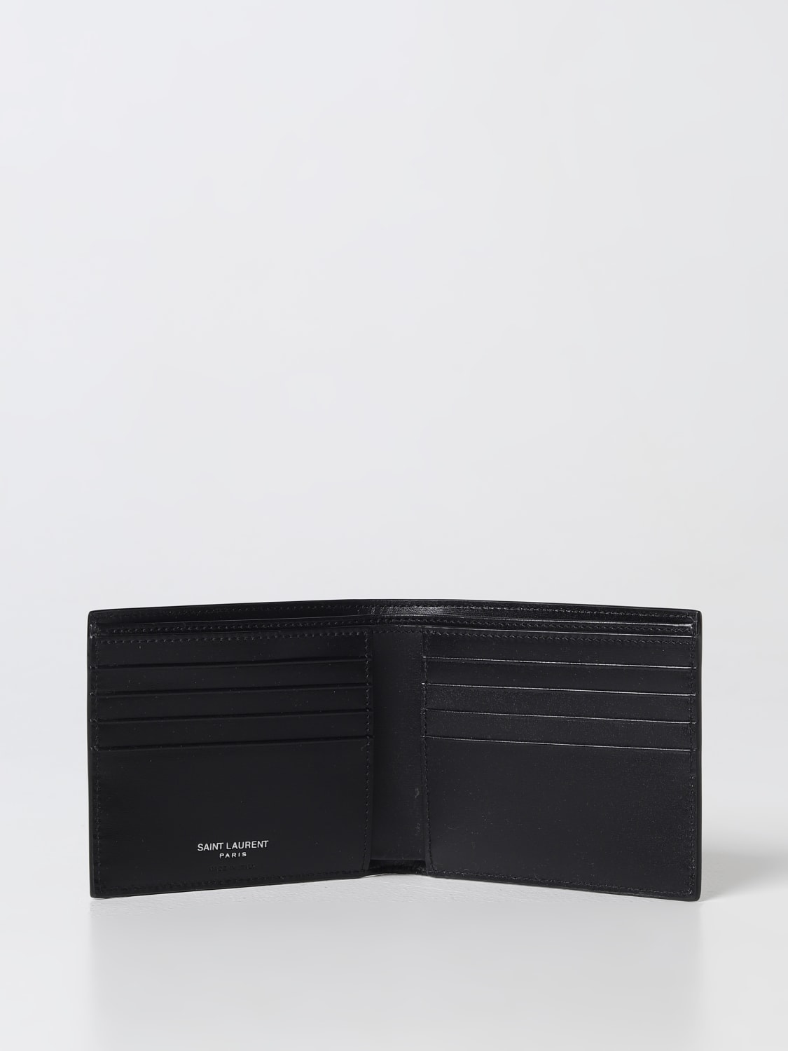 Monogram Leather Wallet in Black - Saint Laurent