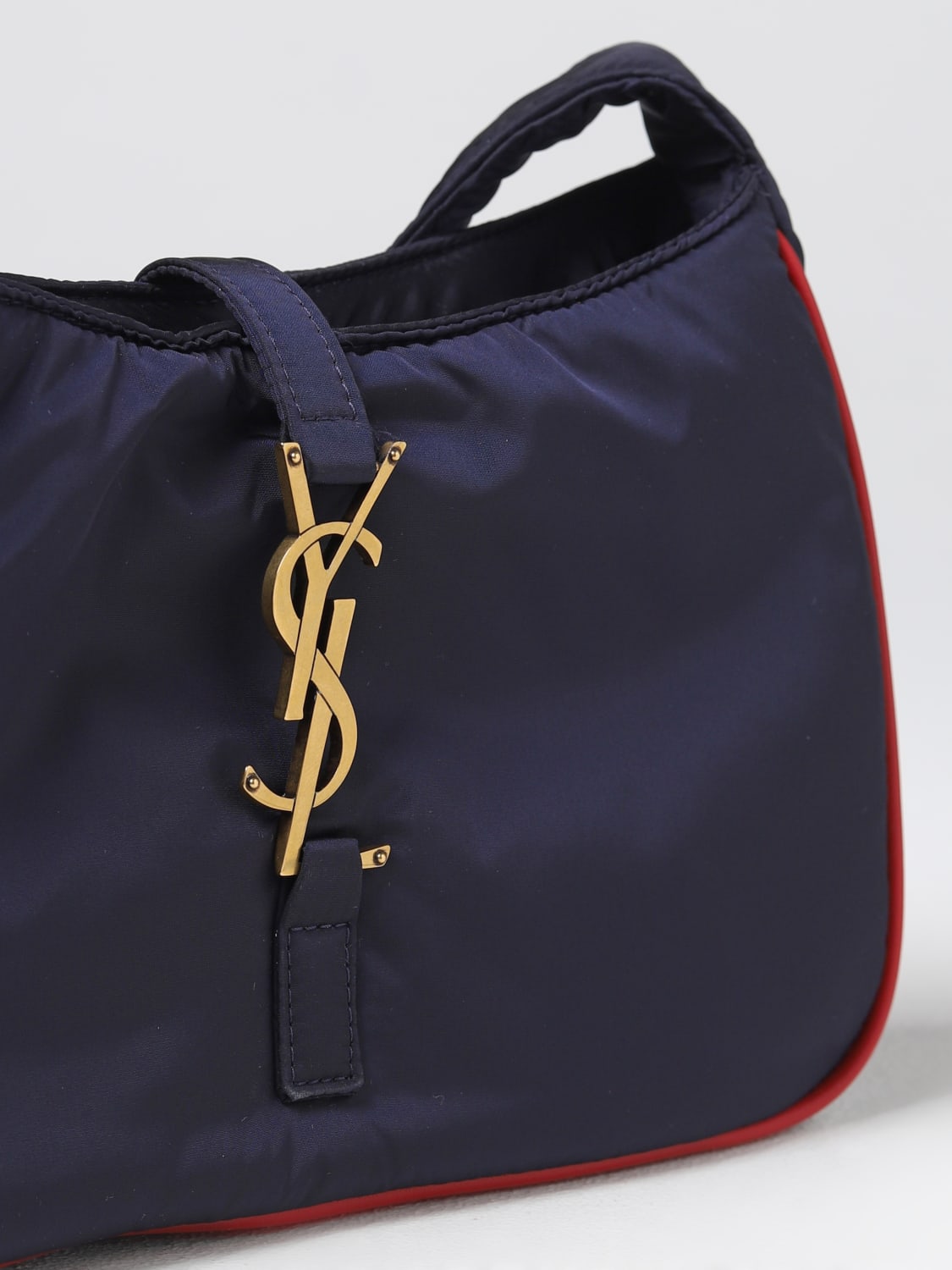 Saint Laurent Le Monogramme Canvas Shoulder Bag in Metallic for Men