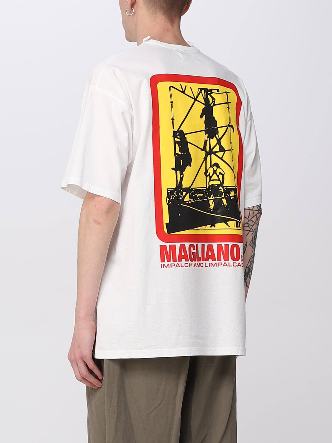 Maglianoアウトレット：Tシャツ メンズ - ホワイト | GIGLIO.COM