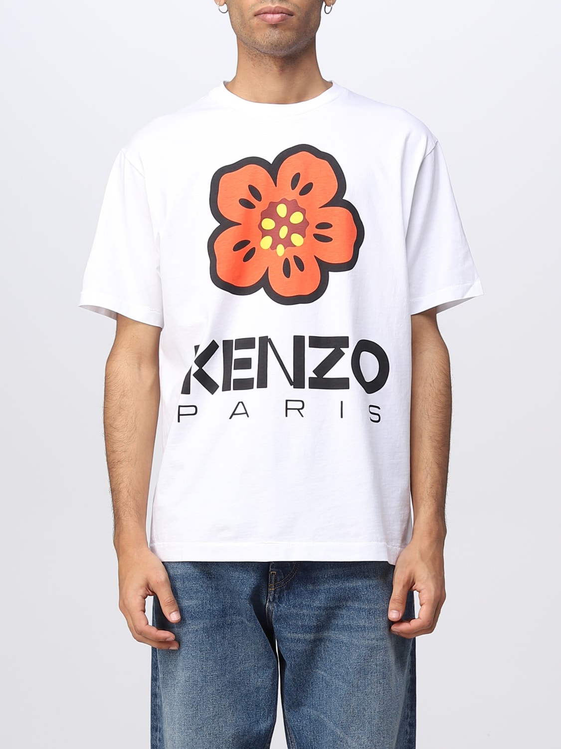 T-shirt Kenzo: T-shirt Boke Flower Kenzo in cotone bianco 2