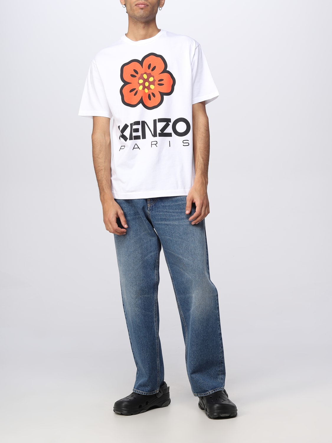 T-shirt Kenzo: T-shirt Boke Flower Kenzo in cotone bianco 2
