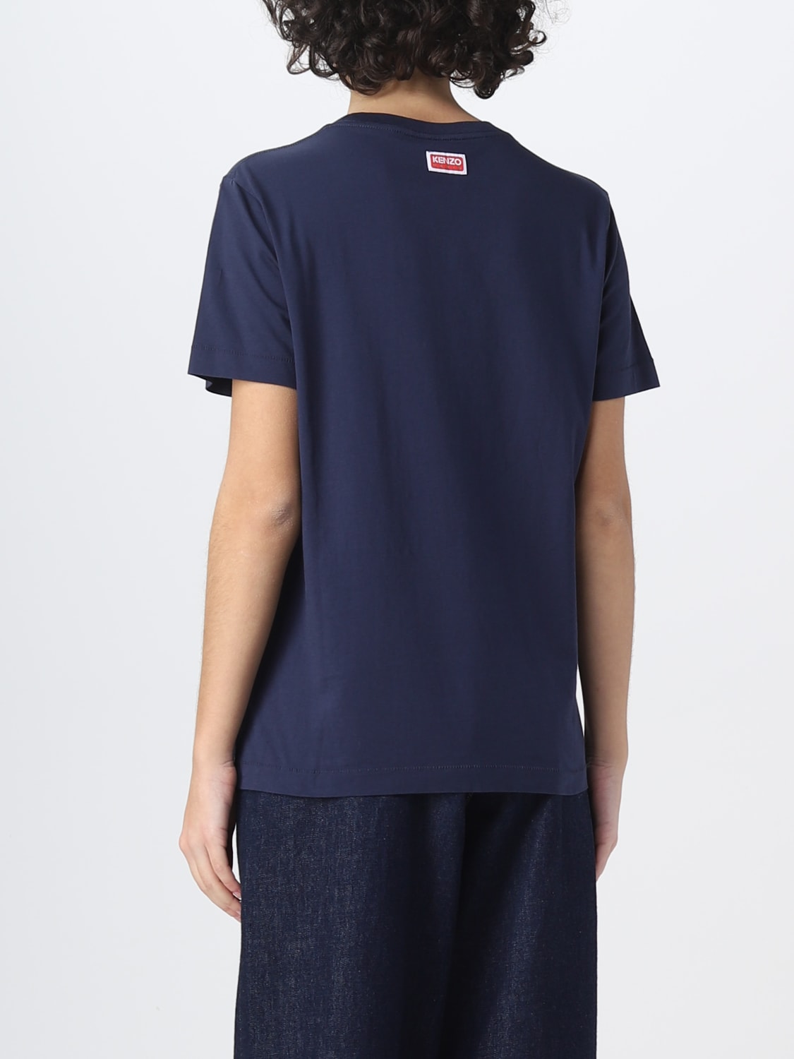 T-shirt Kenzo: T-shirt Boke Flower Kenzo in cotone blue 2