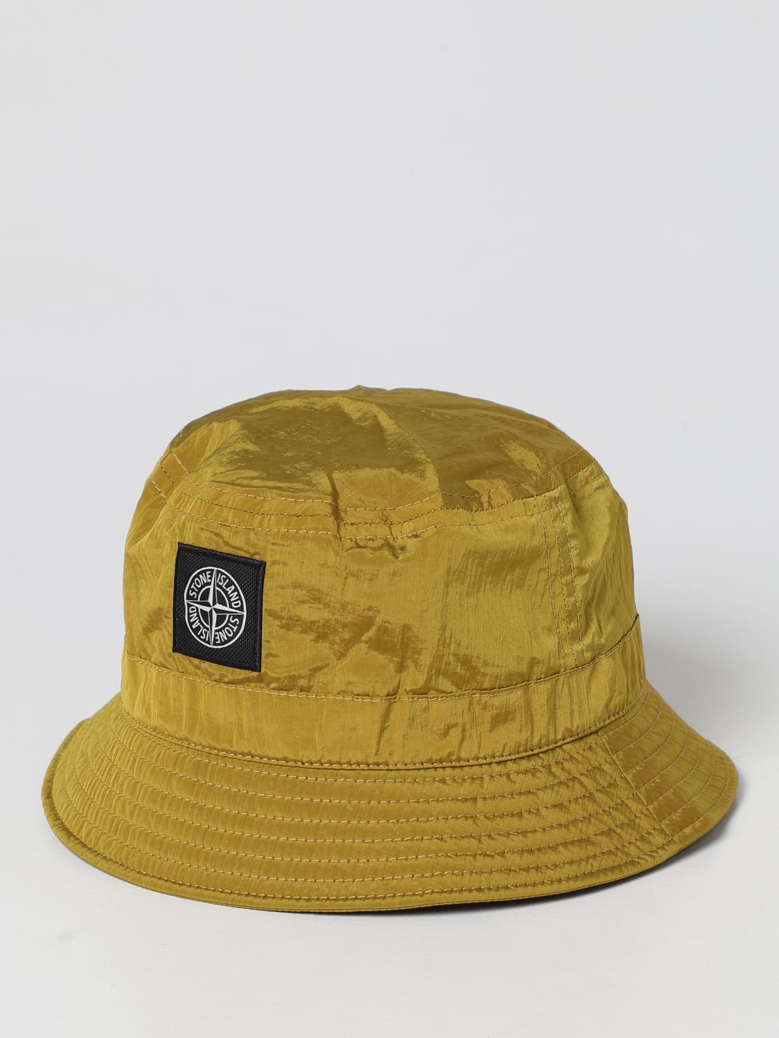 universiteitsstudent wet Joseph Banks STONE ISLAND JUNIOR: hat in nylon - Ocher | Stone Island Junior hat 90367  online on GIGLIO.COM