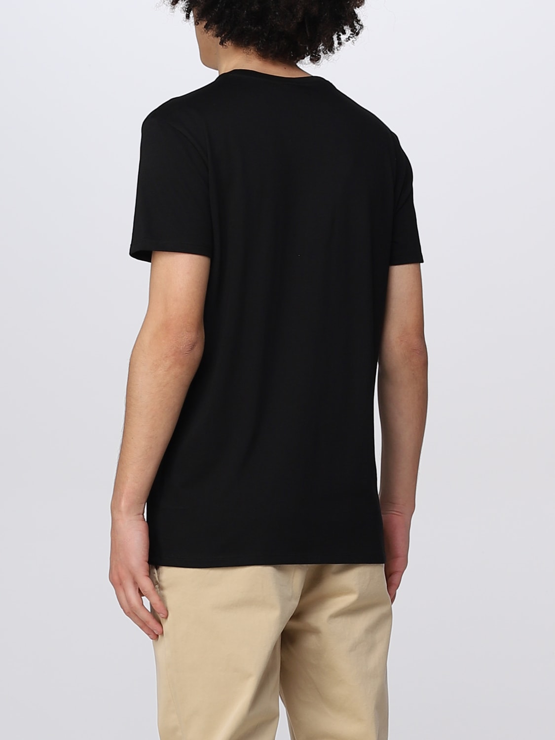 LACOSTE: t-shirt for man - Black | Lacoste t-shirt TH6709 online on ...