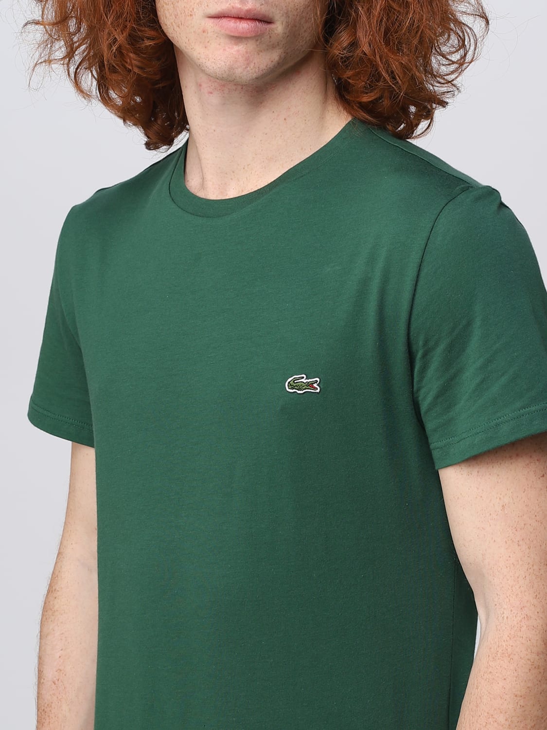 Selvforkælelse Endeløs Quagmire LACOSTE: t-shirt for man - Green | Lacoste t-shirt TH6709 online on  GIGLIO.COM