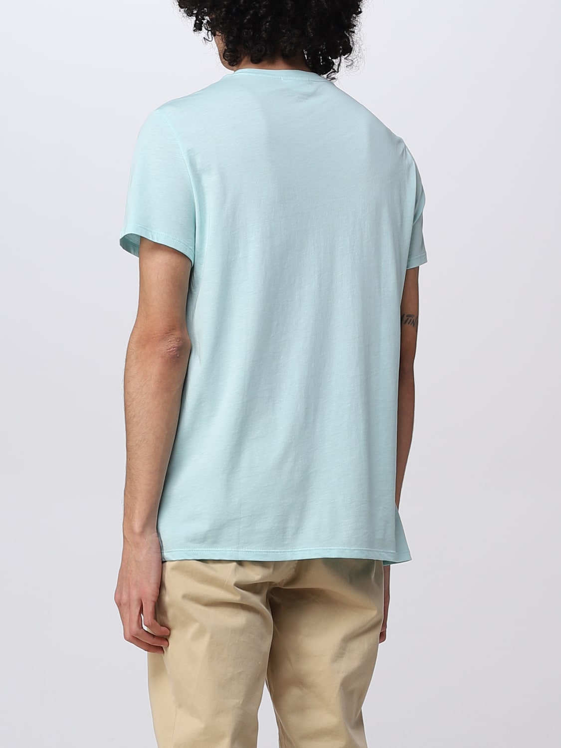 LACOSTE: t-shirt for man - Mint | Lacoste t-shirt TH6709 online on ...