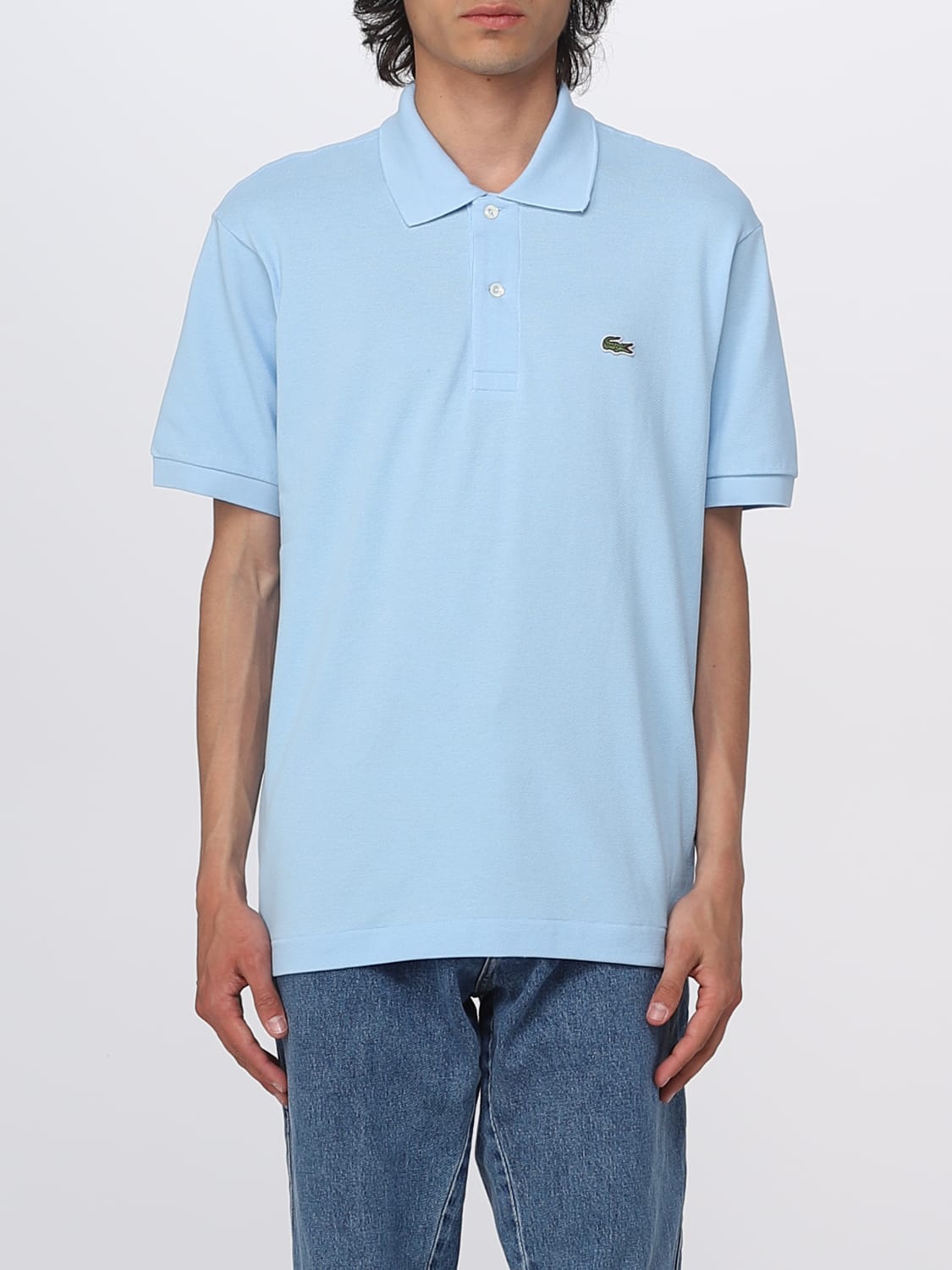 LACOSTE: polo shirt - Ocean | Lacoste polo shirt online on GIGLIO.COM