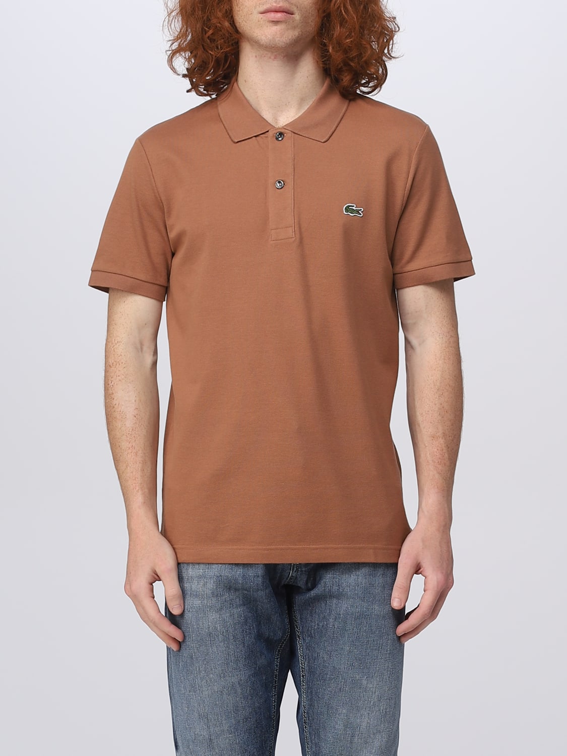 Sandet At understrege Bevægelse LACOSTE: polo shirt for man - Brown | Lacoste polo shirt PH4012 online on  GIGLIO.COM