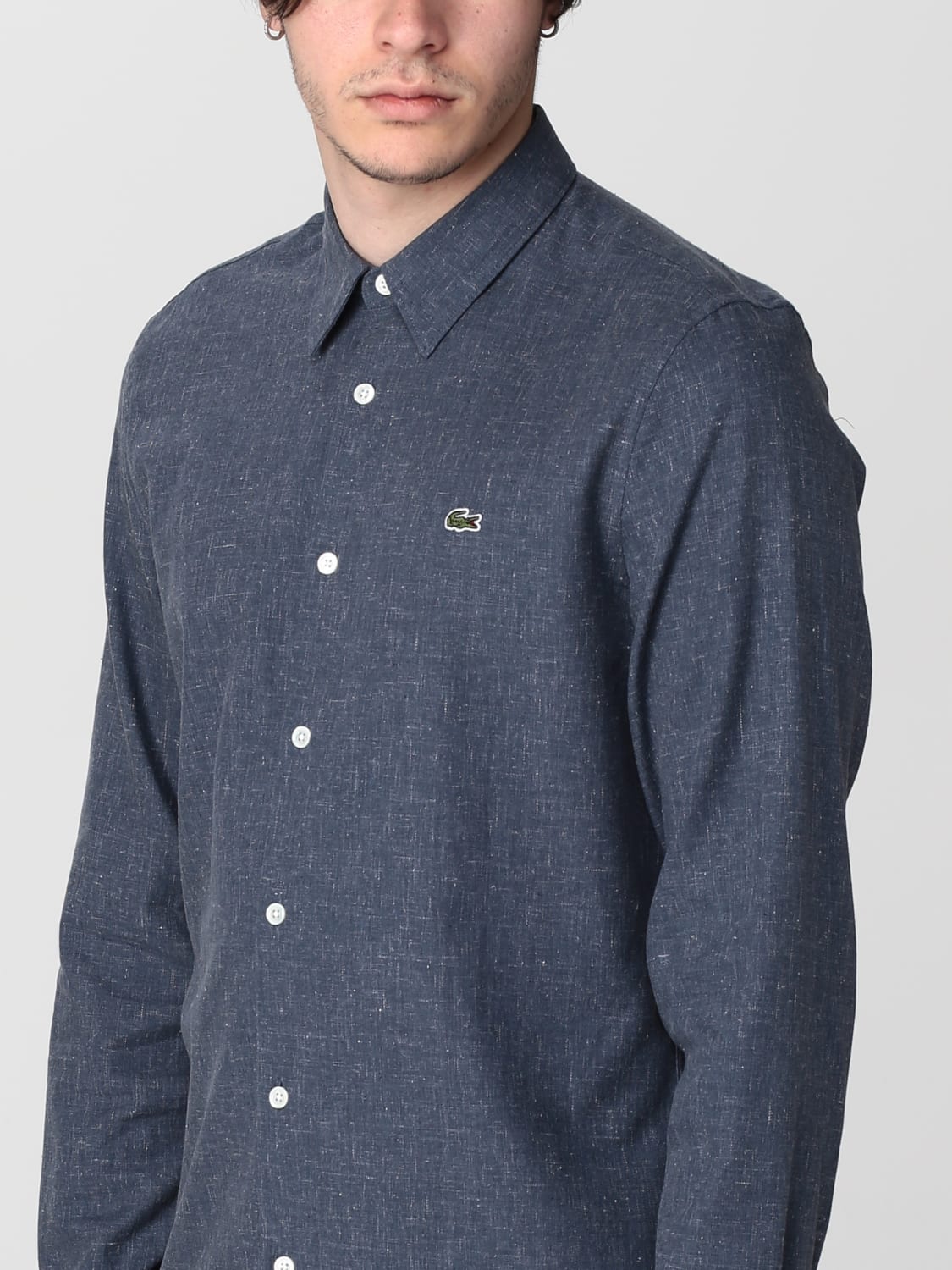 Suri hensigt angivet LACOSTE: shirt for man - Denim | Lacoste shirt CH2573 online on GIGLIO.COM