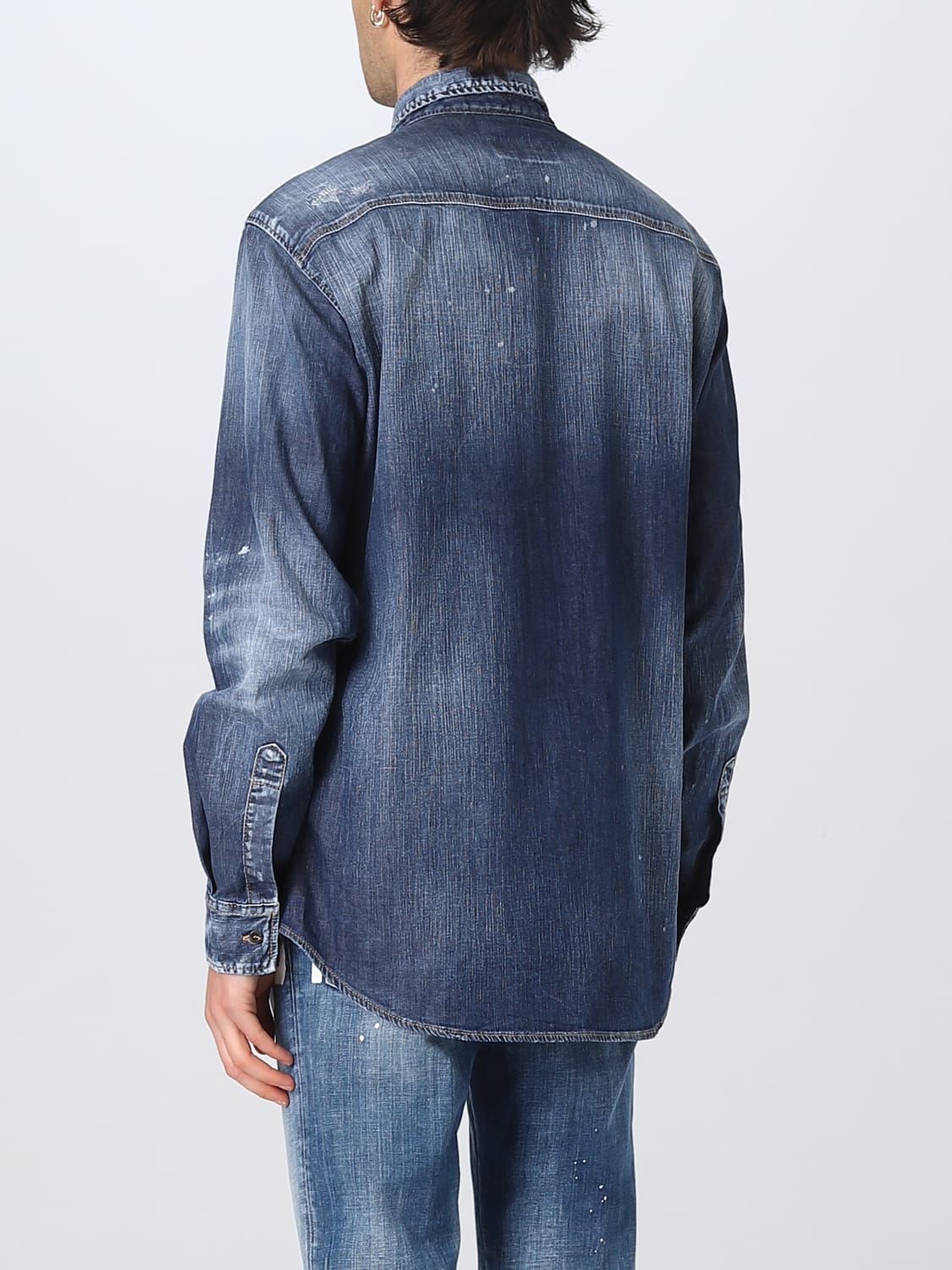 Dsquared2 Outlet: denim shirt - Denim | Dsquared2 shirt