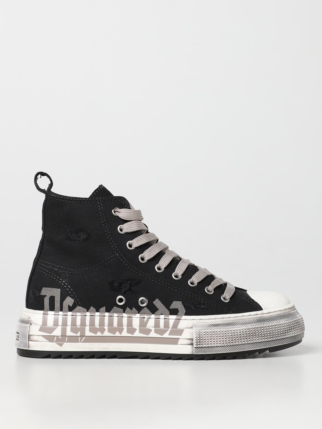 DSQUARED2: Berlin sneakers in fabric Black | Dsquared2 sneakers online at