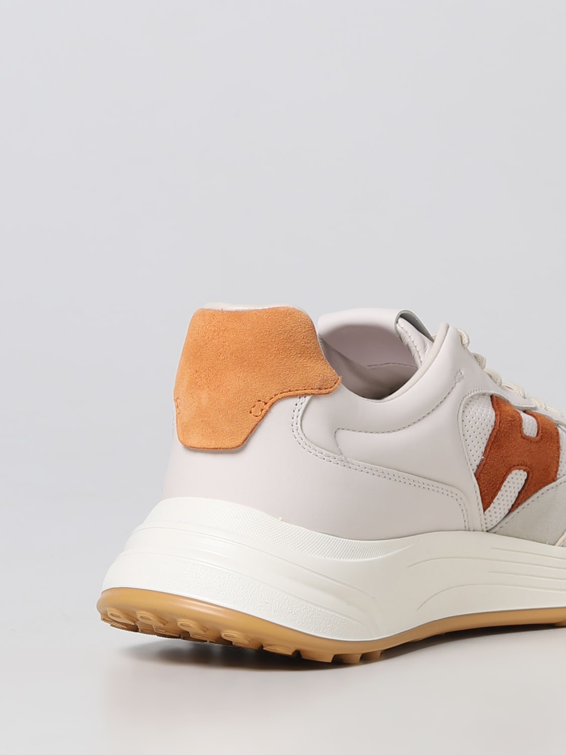 HOGAN Hyperlight sneakers in leather Yellow Cream Hogan sneakers