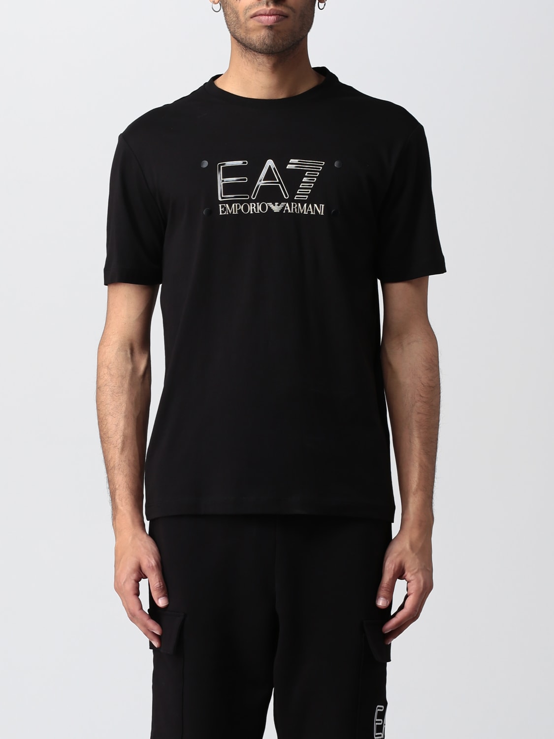 EA7: t-shirt man - Black | Ea7 t-shirt 3RPT20PJM9Z