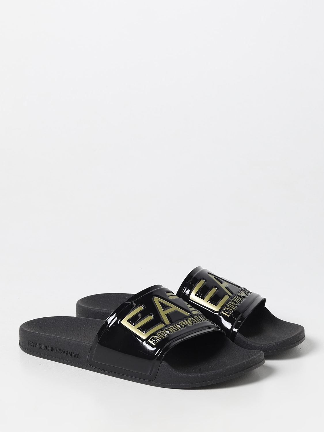 EA7: sandals for man - Black 2 | Ea7 sandals XCP001XCC22 online on ...
