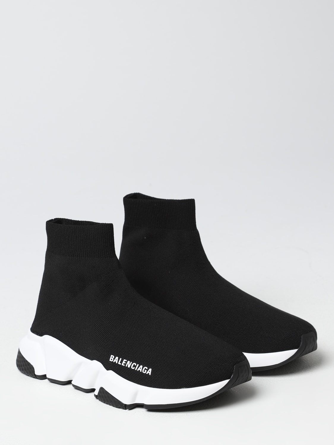 Speed sneakers in stretch knit - Black | Balenciaga 587280W2DBQ online on GIGLIO.COM