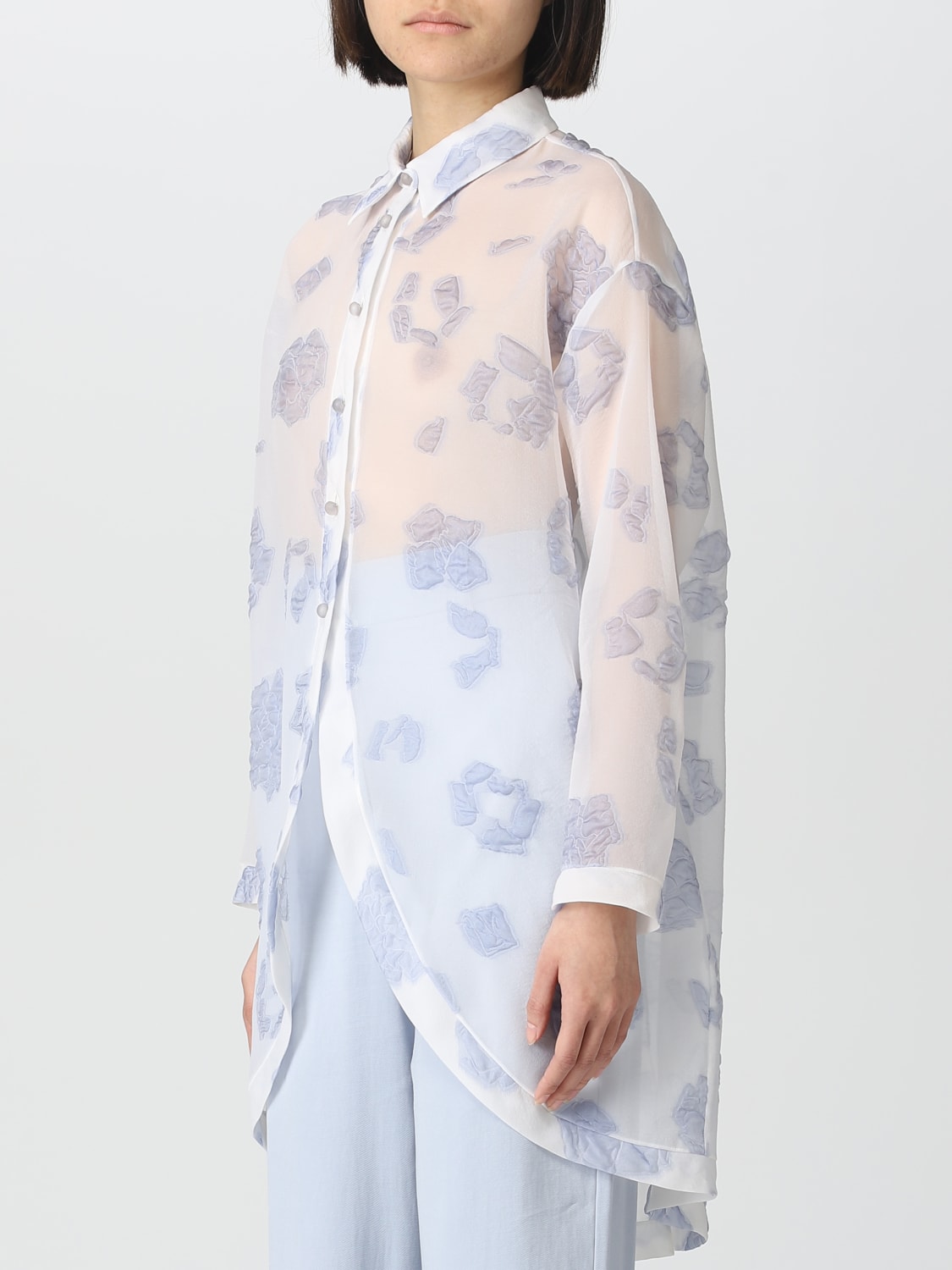 Blazer Giorgio Armani: Blazer Giorgio Armani donna azzurro 2