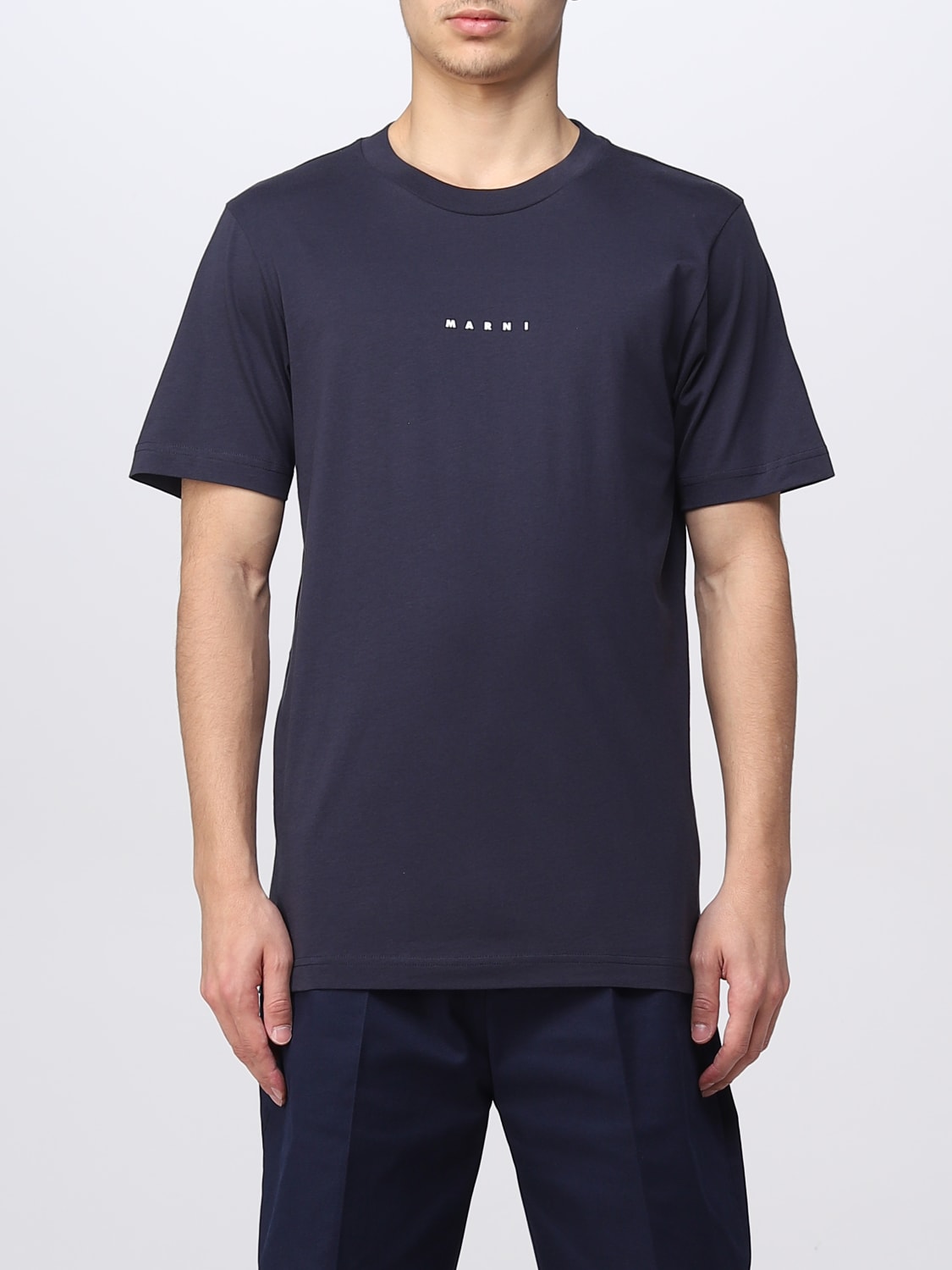 MARNI：Tシャツ メンズ - ブルー | GIGLIO.COMオンラインのMarni T