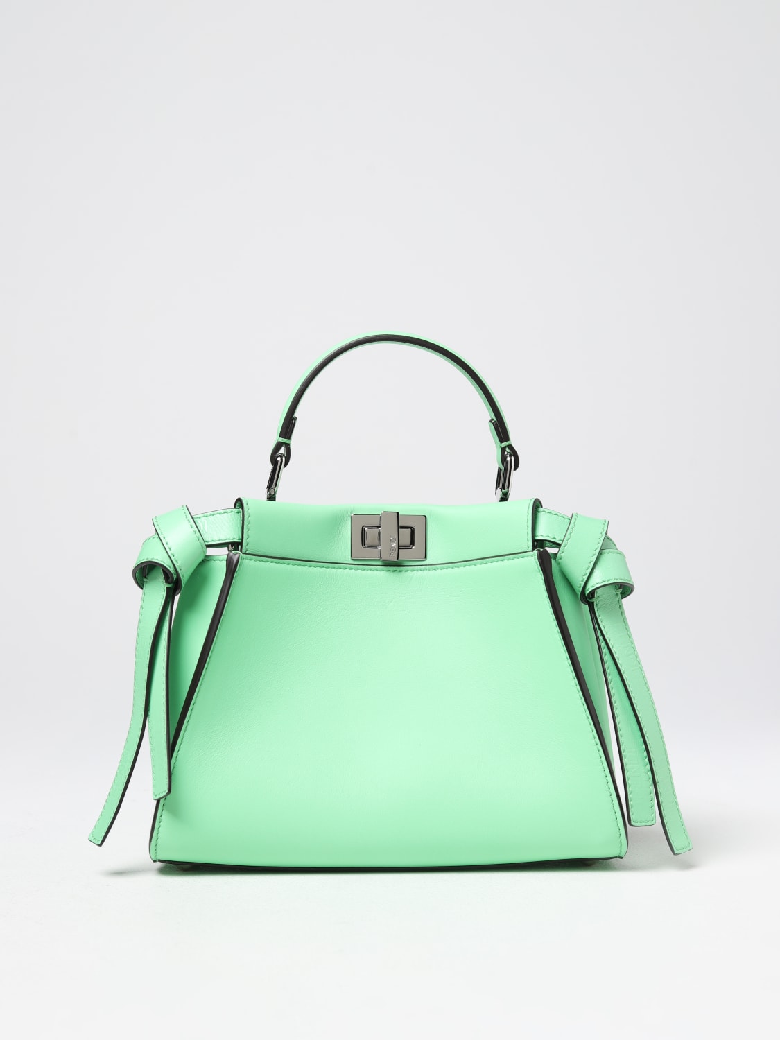 FENDI: Peekaboo Mini bag in Green | handbag 8BN244ANSD online at GIGLIO.COM