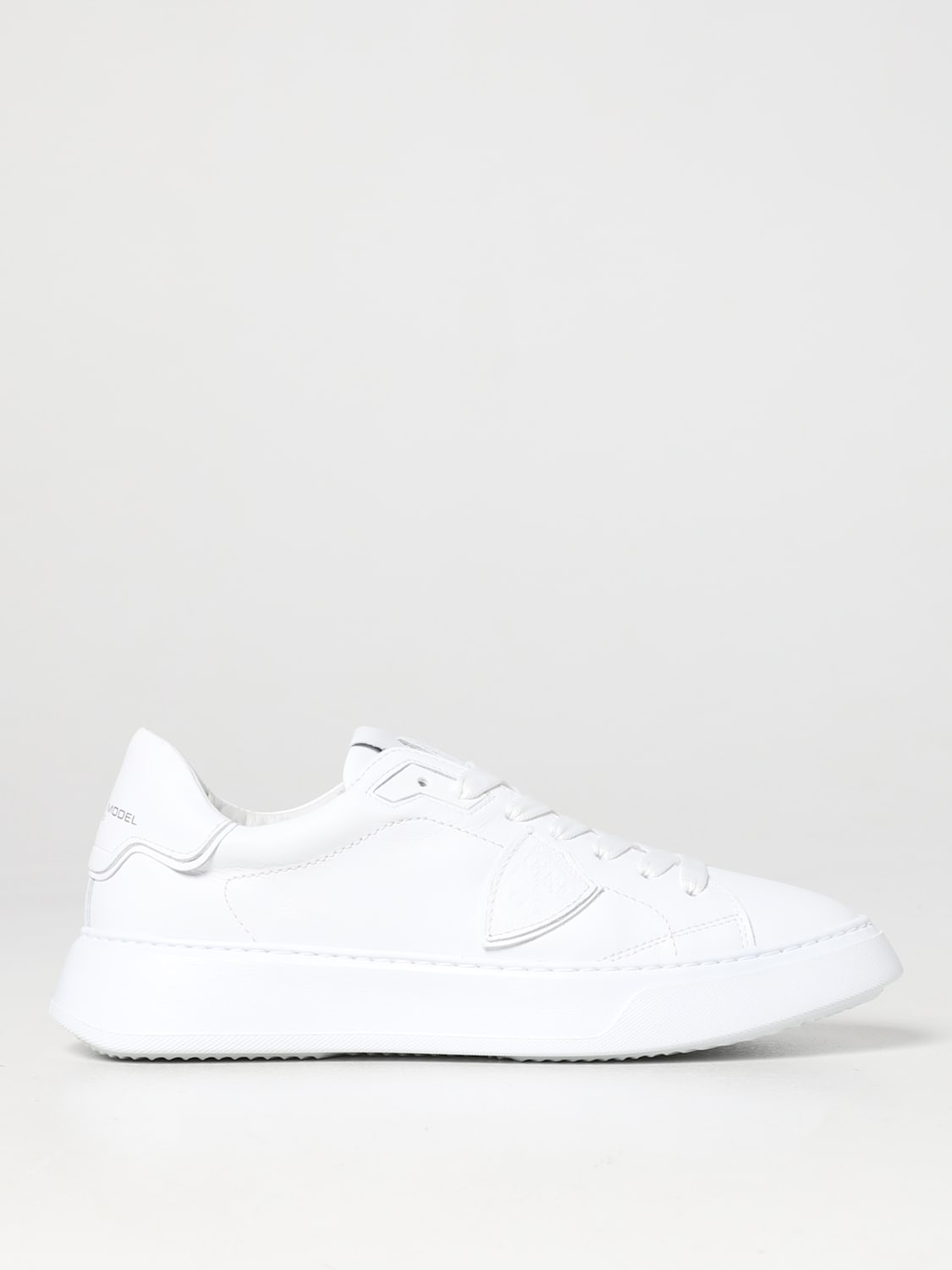 Trainers Philippe Model: Philippe Model trainers for men white 1 2