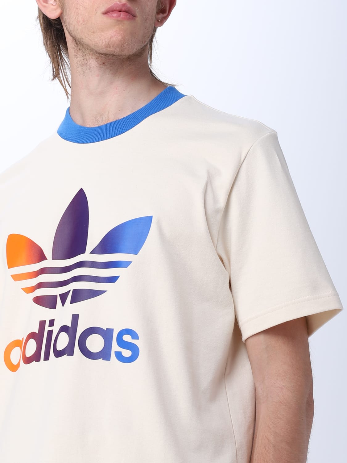 ADIDAS ORIGINALS: t-shirt for man - White | Adidas Originals t-shirt ...