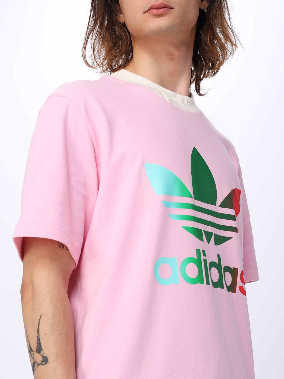 ADIDAS ORIGINALS：Tシャツ メンズ ピンク Originals Tシャツ  IP6968