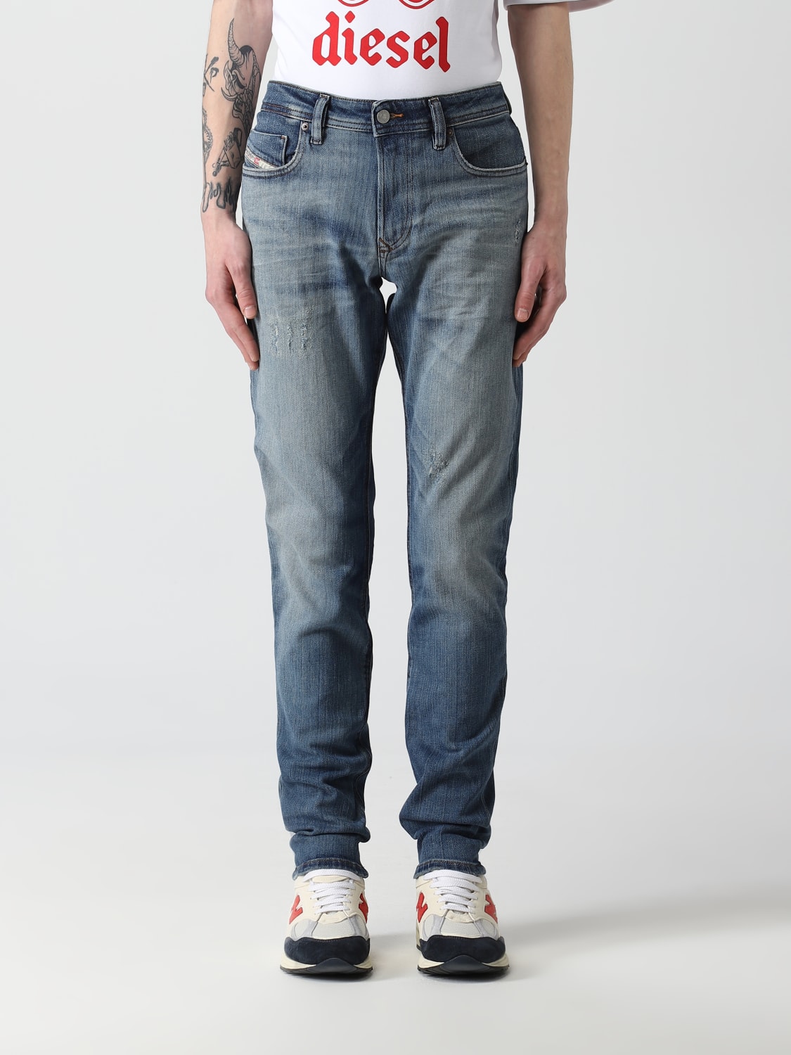 Postimpressionisme Gå op Kiks Diesel Outlet: denim jeans - Stone Washed | Diesel jeans A035940NFAM online  at GIGLIO.COM
