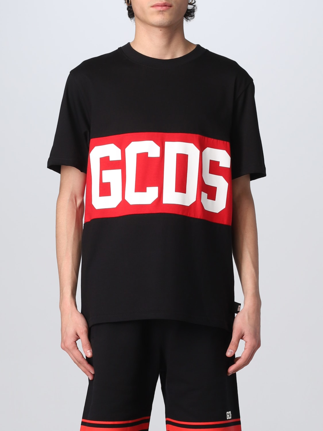 T-shirt Gcds: T-shirt Gcds con maxi logo nero 2