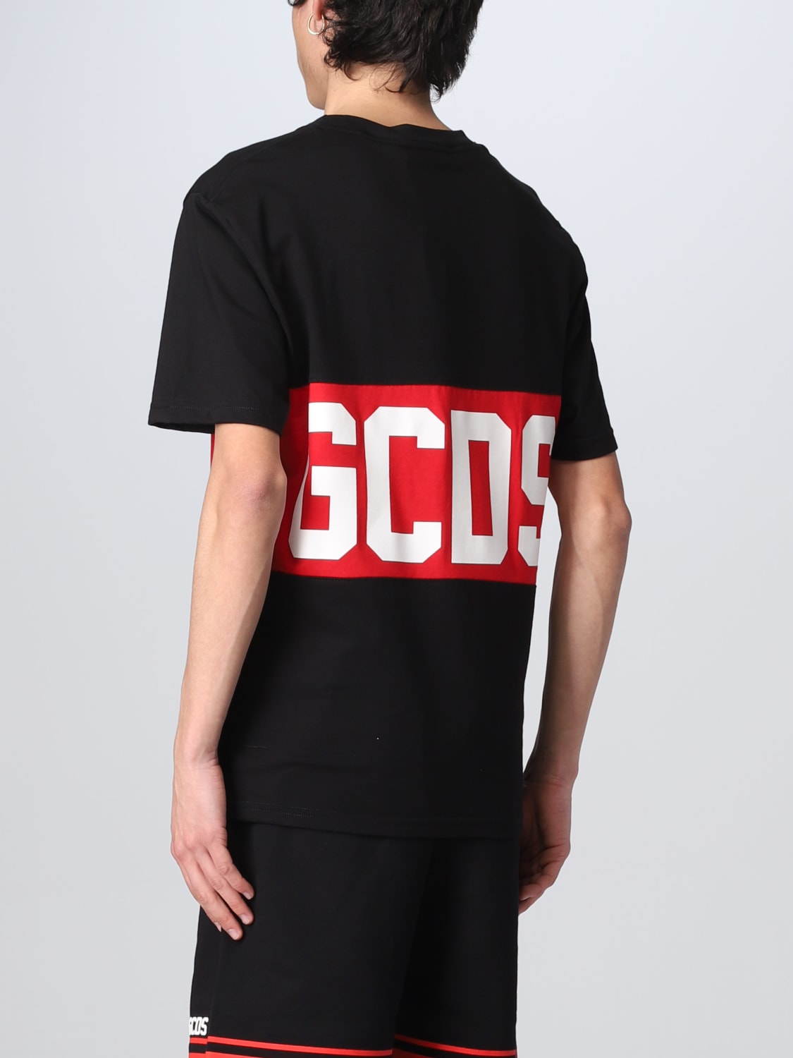 T-shirt Gcds: T-shirt Gcds con maxi logo nero 2
