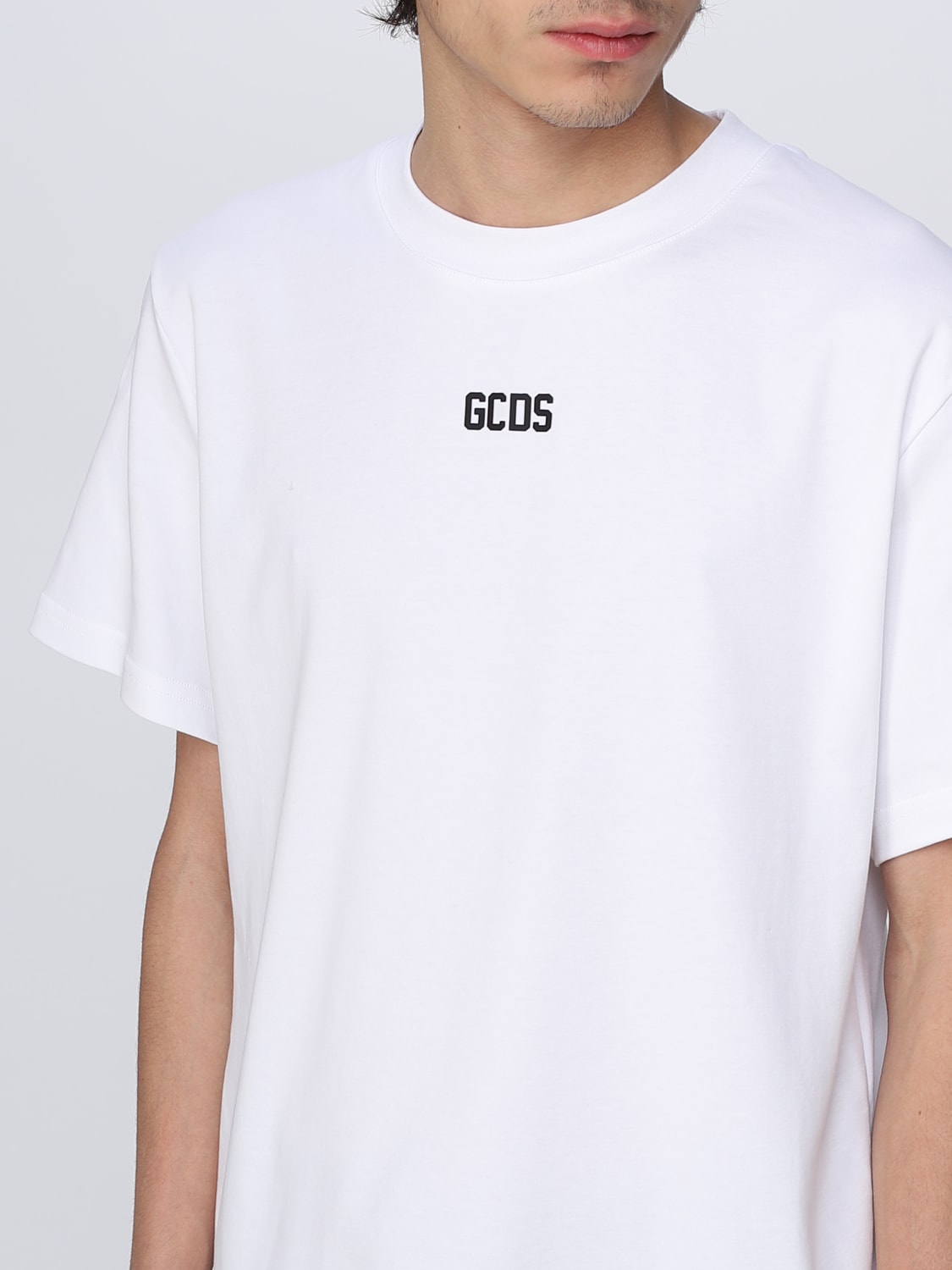 T-shirt Gcds: T-shirt Gcds con mini logo bianco 2