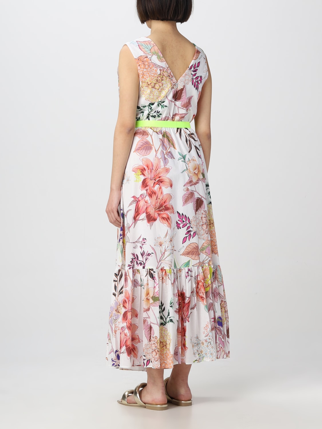 Abito Actitude Twinset: Abito Twinset - Actitude in cotone bianco 2
