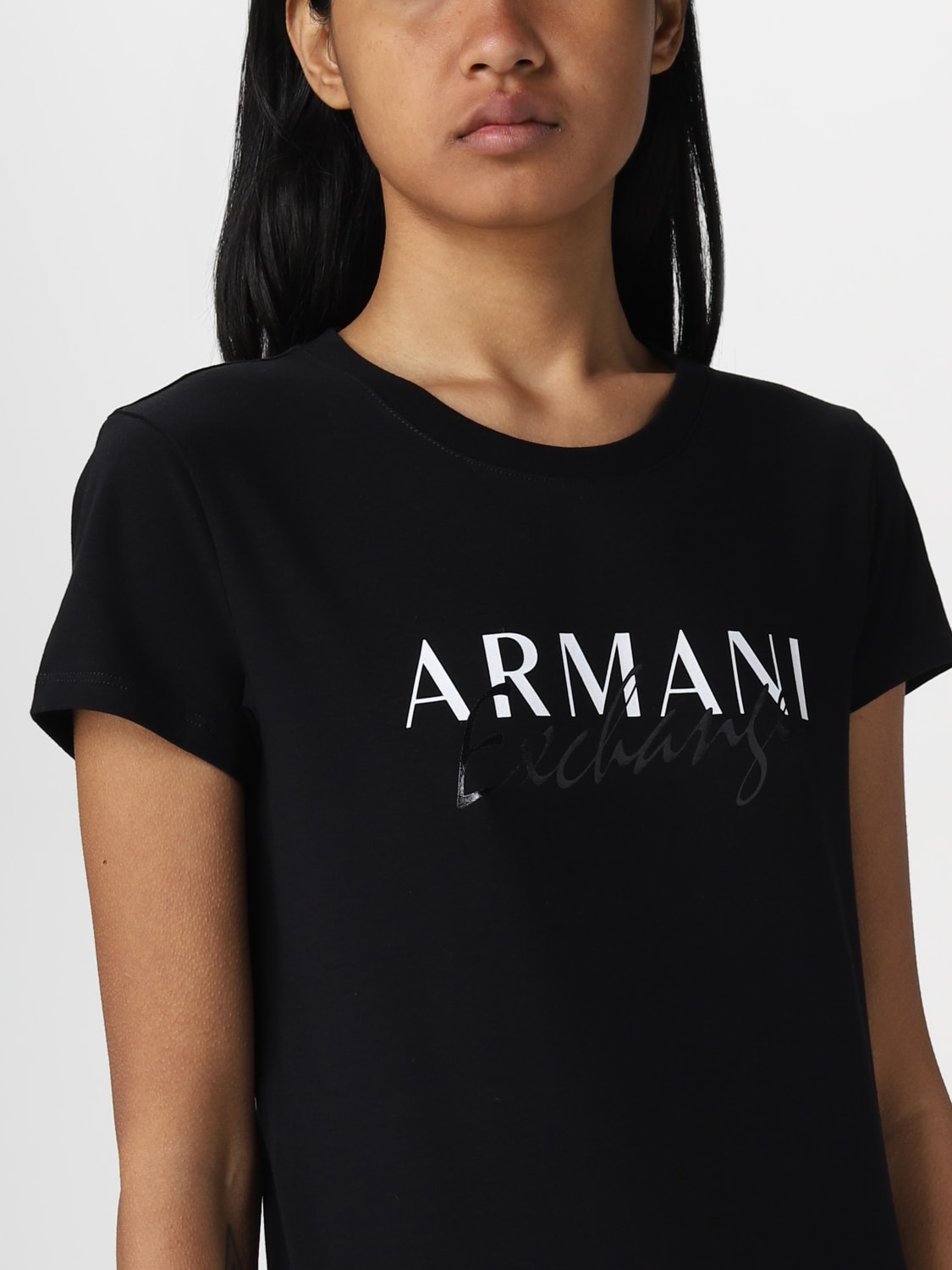 ARMANI EXCHANGE: t-shirt for - Black | Armani Exchange t-shirt 3RYTBKYJDTZ online GIGLIO.COM