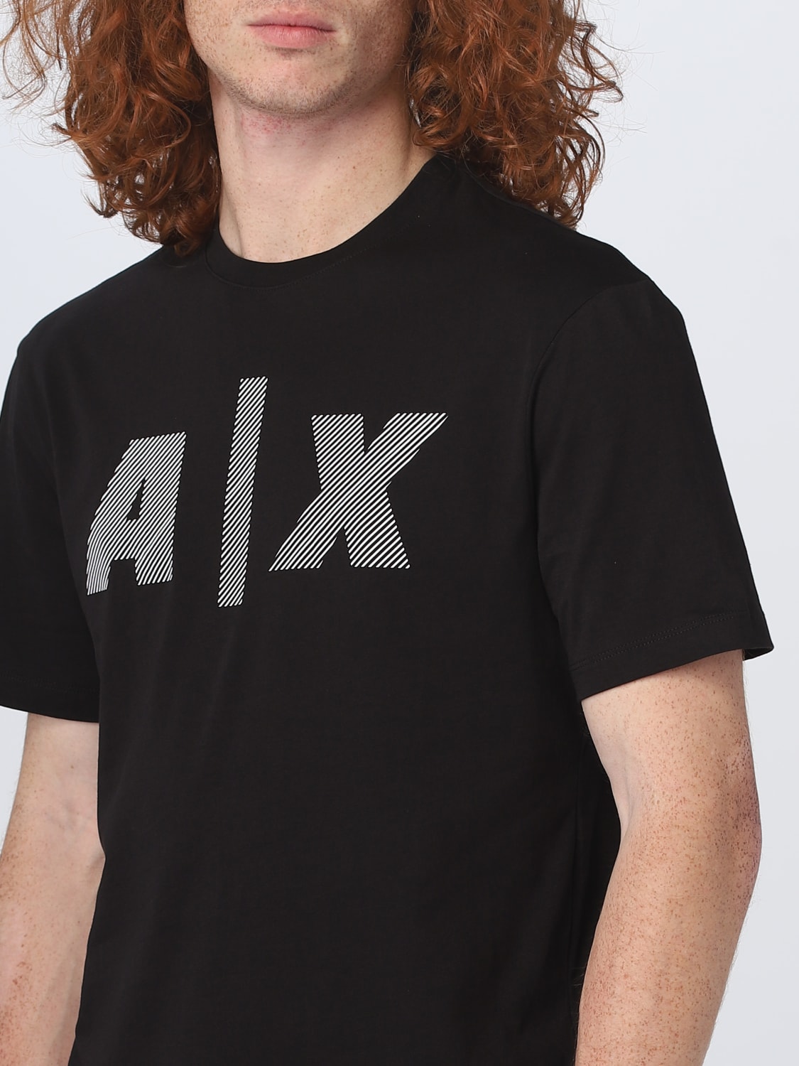 Armani Exchange Outlet tshirt for man Black Armani Exchange tshirt 3RZTFFZJH4Z online at