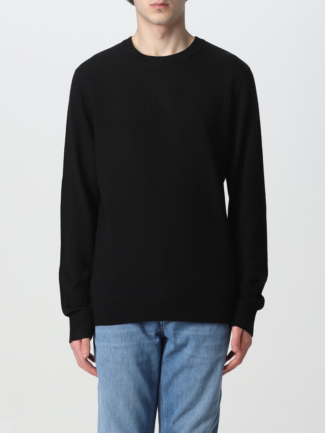 ARMANI EXCHANGE: jumper for men - Black | Armani Exchange jumper ...