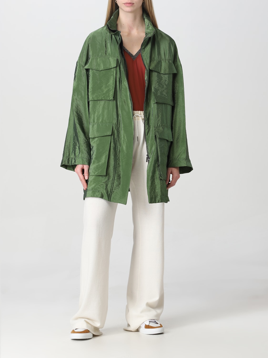 FABIANA FILIPPI: jacket for woman - Green | Fabiana Filippi jacket