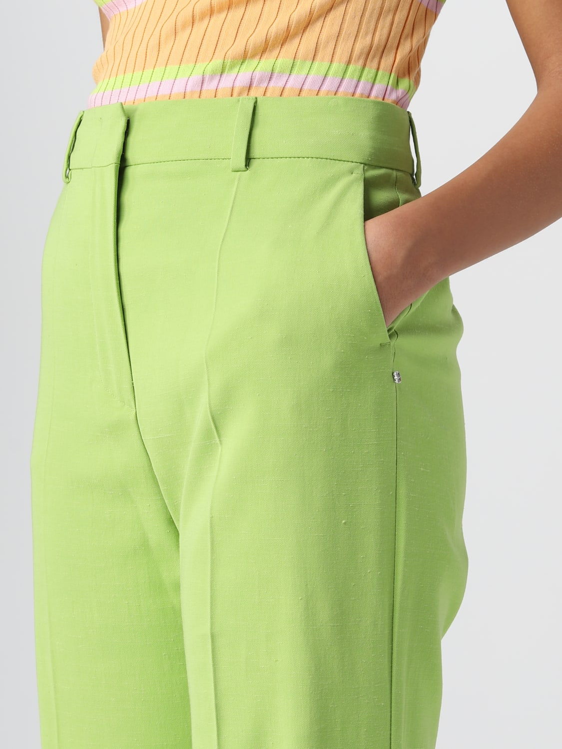 Pants Sportmax: Sportmax pants for woman green 2