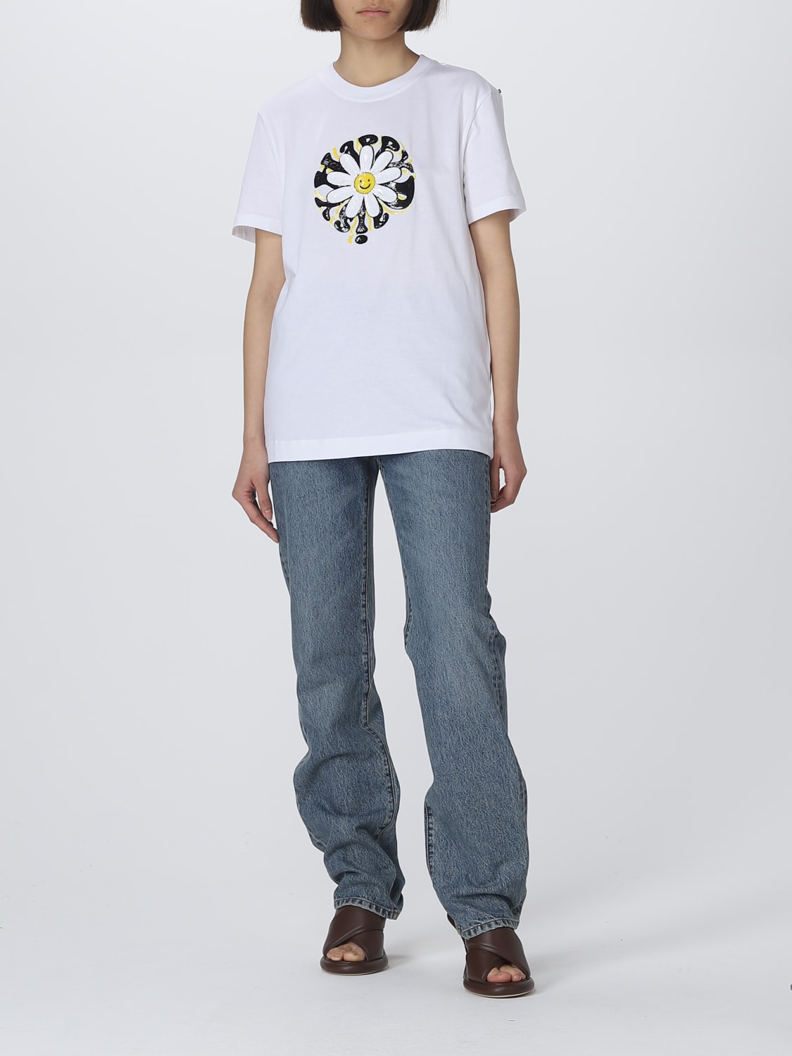 T-Shirt Sportmax: Sportmax t-shirt for woman white 1 2