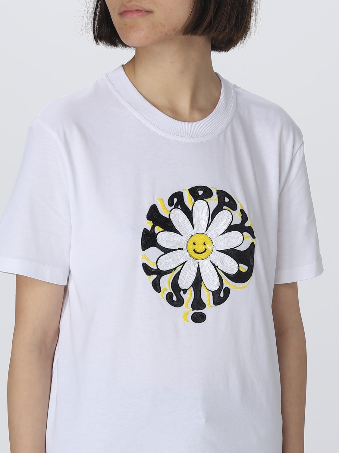 T-Shirt Sportmax: Sportmax t-shirt for woman white 1 2