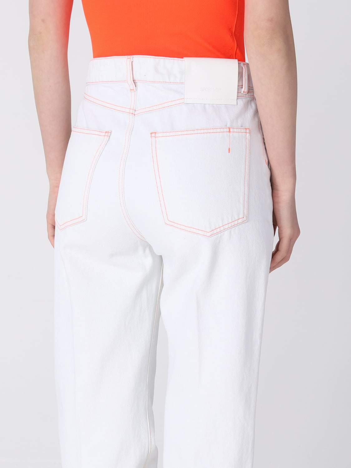 Jeans Sportmax: Sportmax jeans for woman white 2