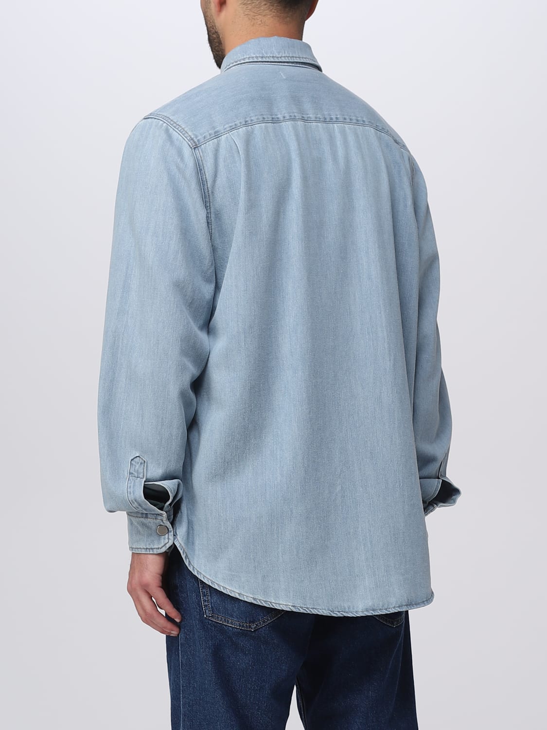 GRIFONI: jacket for men - Stone Washed | Grifoni jacket GJ12004199B ...
