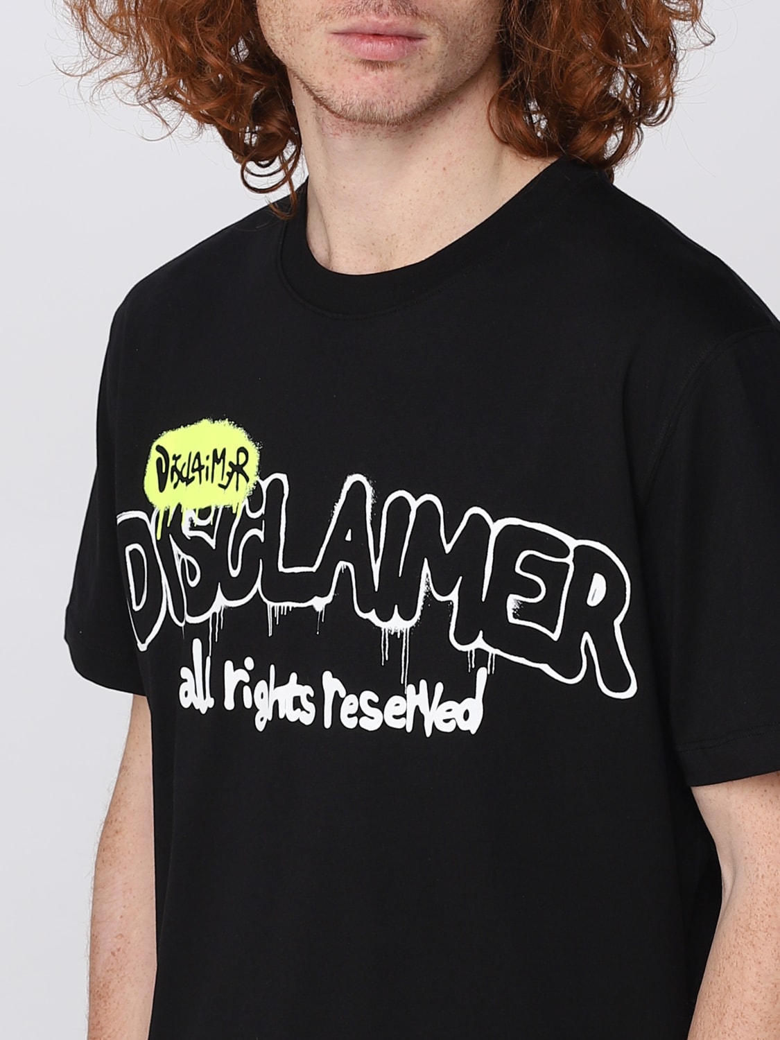 T-shirt Disclaimer: Disclaimer t-shirt for men black 2