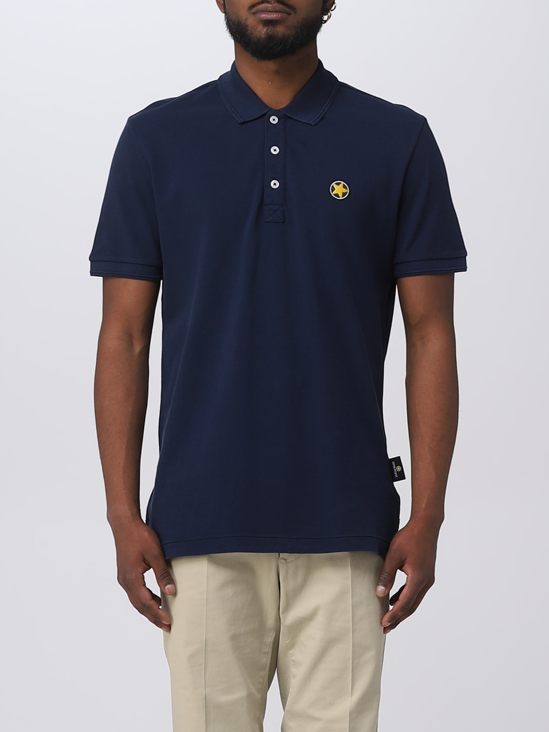 Polo Shirt — Blue Stars