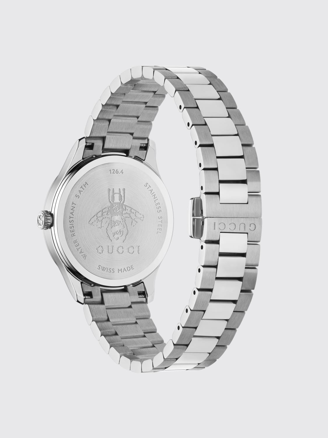 GUCCI: G-Timeless watch in steel - Steel | Gucci watch YA1265044 online ...
