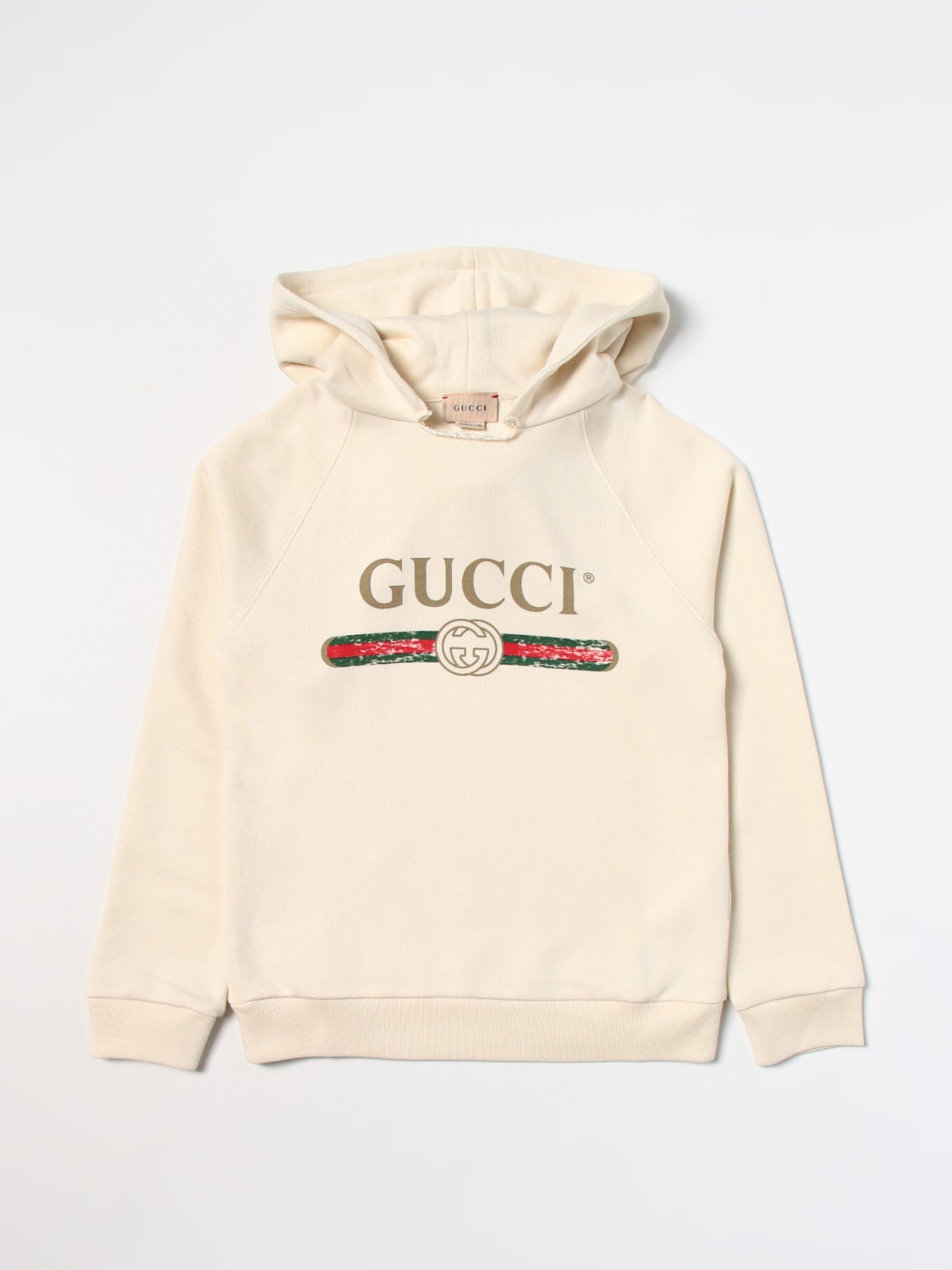 GUCCI: sweatshirt - Yellow Cream | Gucci sweater at GIGLIO.COM