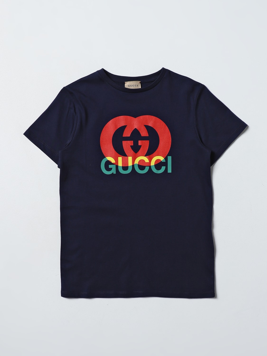 GUCCI: cotton t-shirt - Black | Gucci t-shirt 547559XJFMN online at ...