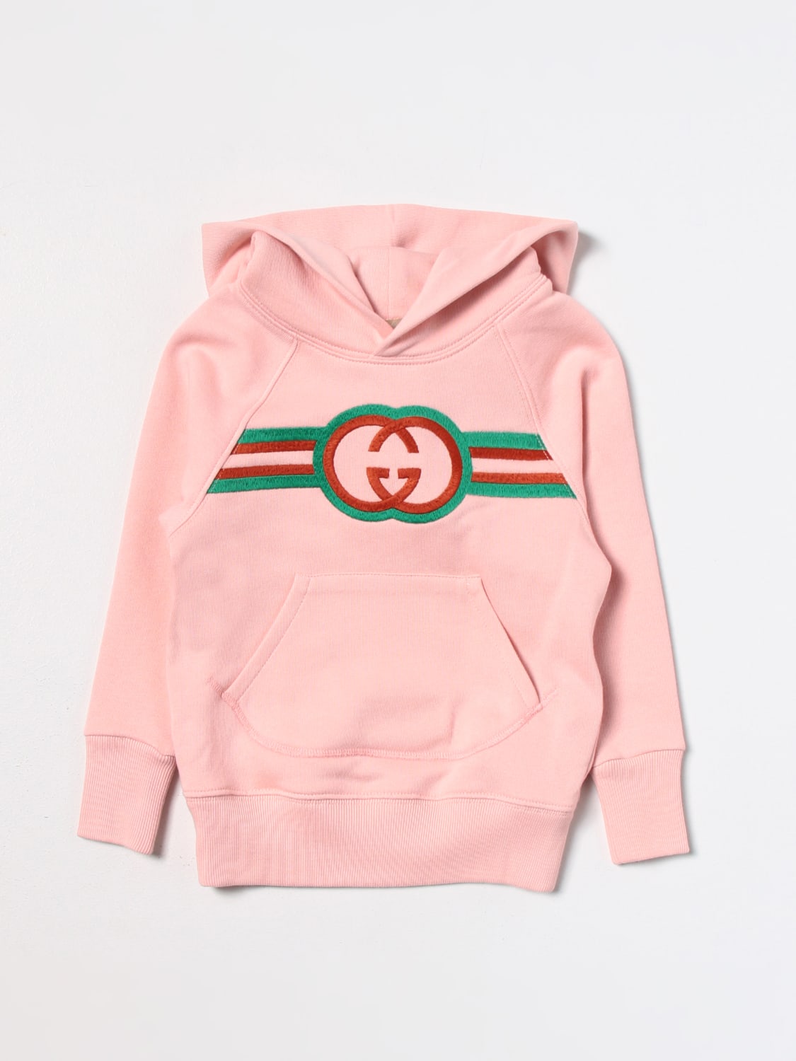 GUCCI: sweater for girls - Pink | Gucci sweater online GIGLIO.COM