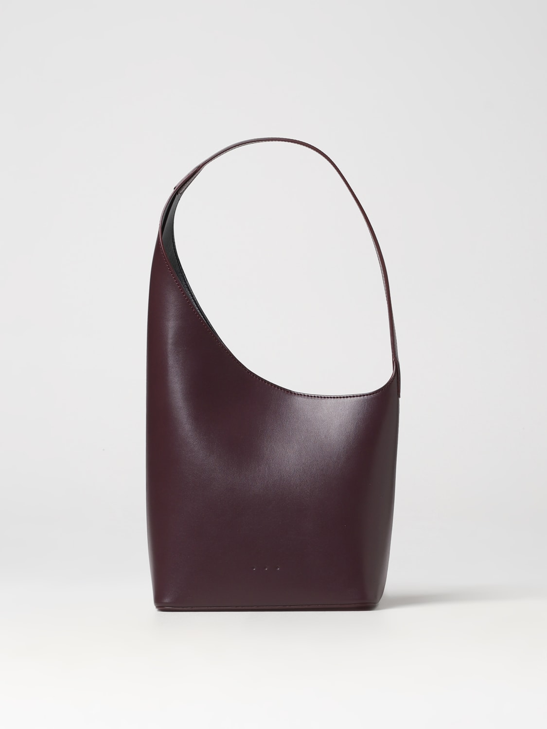 Aesther Ekme: Black Mini Leather Shoulder Bag