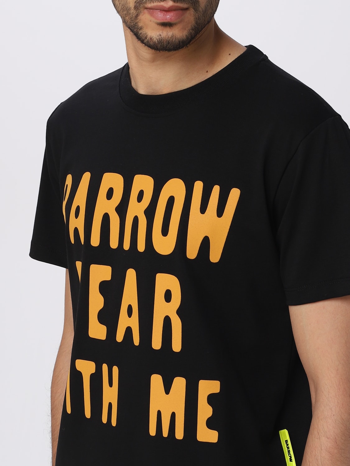 BARROW: t-shirt for man - Black | Barrow t-shirt F3BWUATH130 online on ...