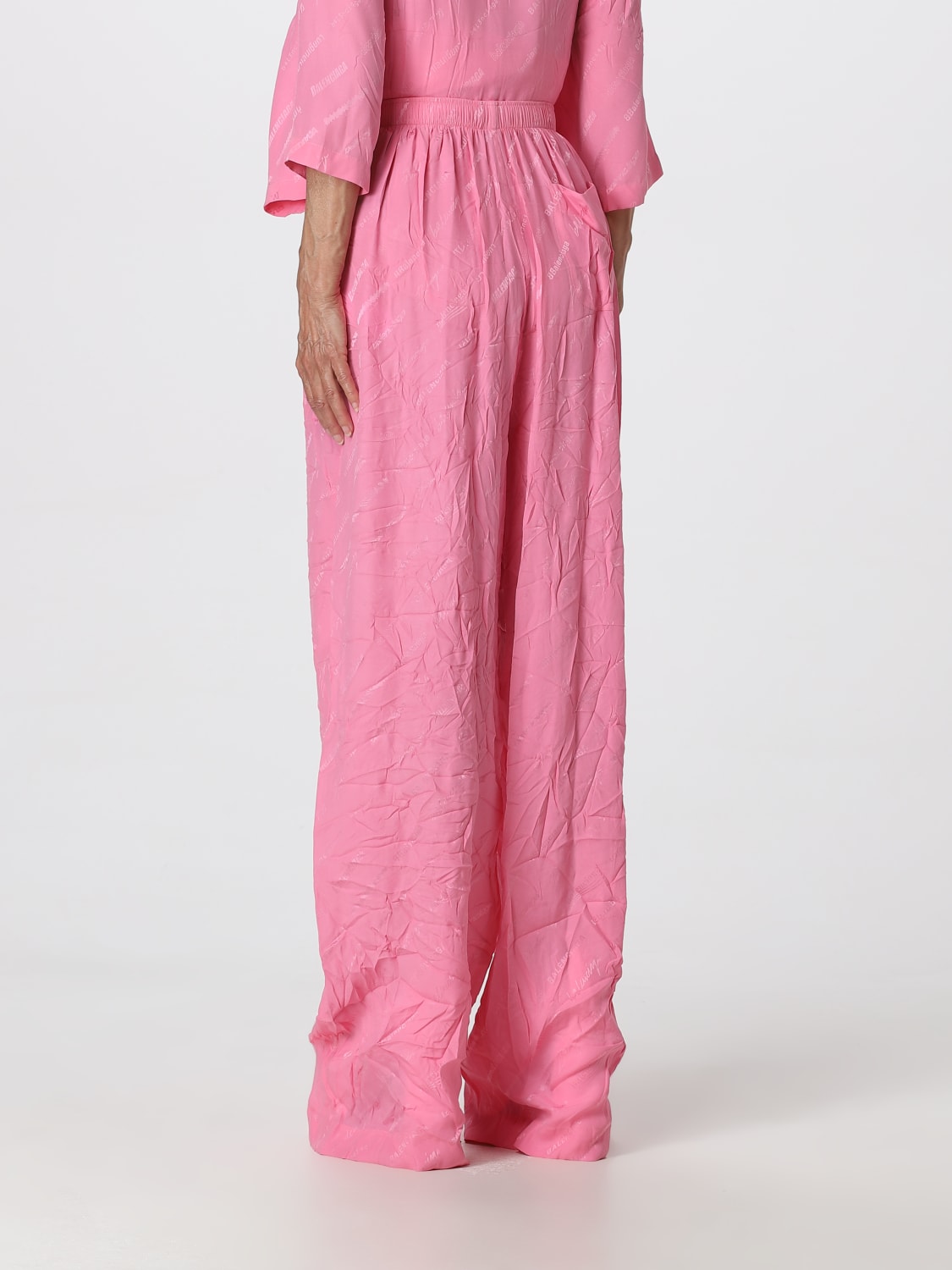 Pantalone Balenciaga: Pantalone Balenciaga donna rosa 2