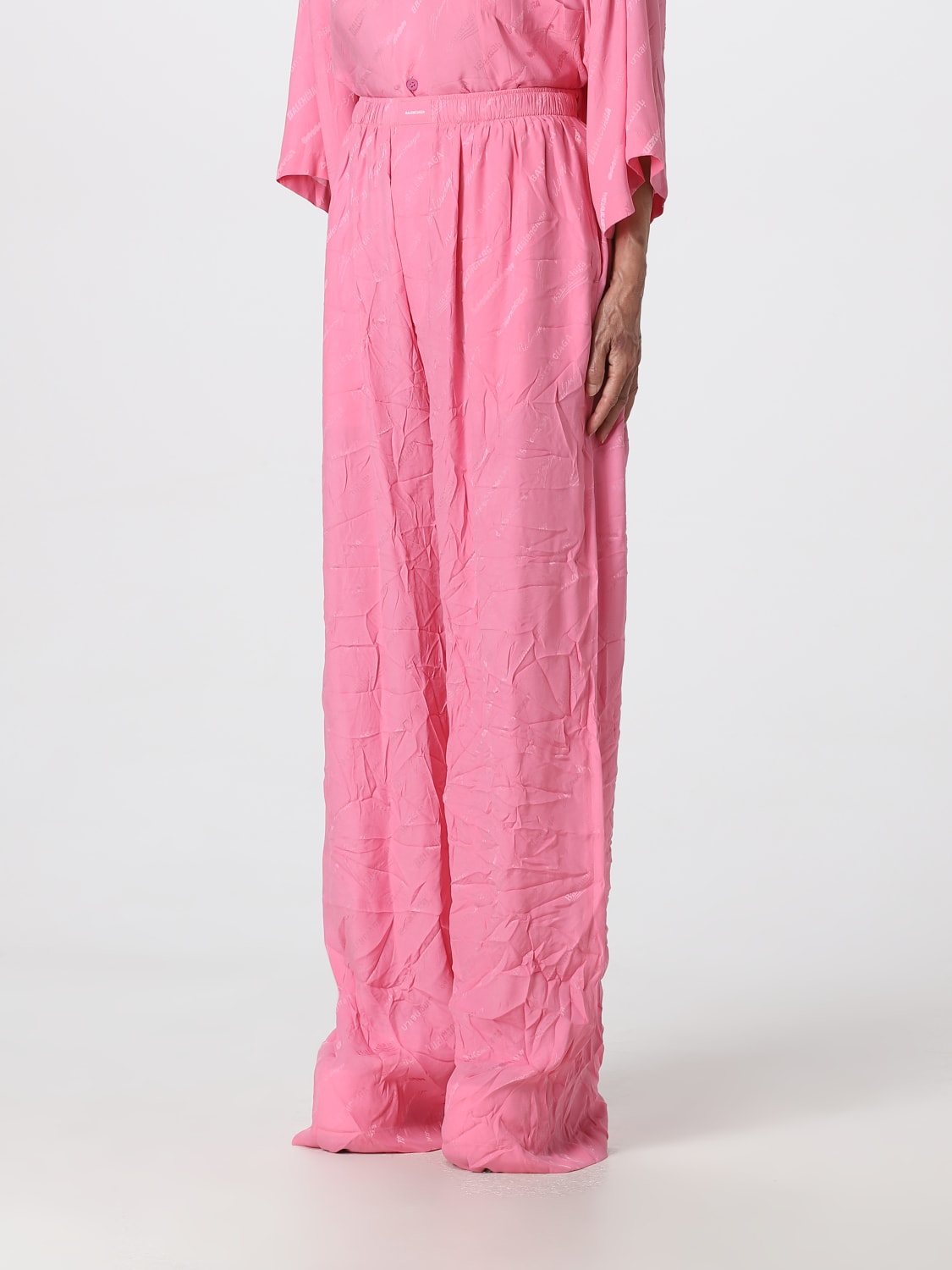 Pantalone Balenciaga: Pantalone Balenciaga donna rosa 2